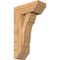 Ekena Millwork Olympic Slat Smooth Bracket w/ Offset Brace, Western Red Cedar, 7 1/2"W x 18"D x 30"H BKT0806X18X30OLY06SWR - alternate 1
